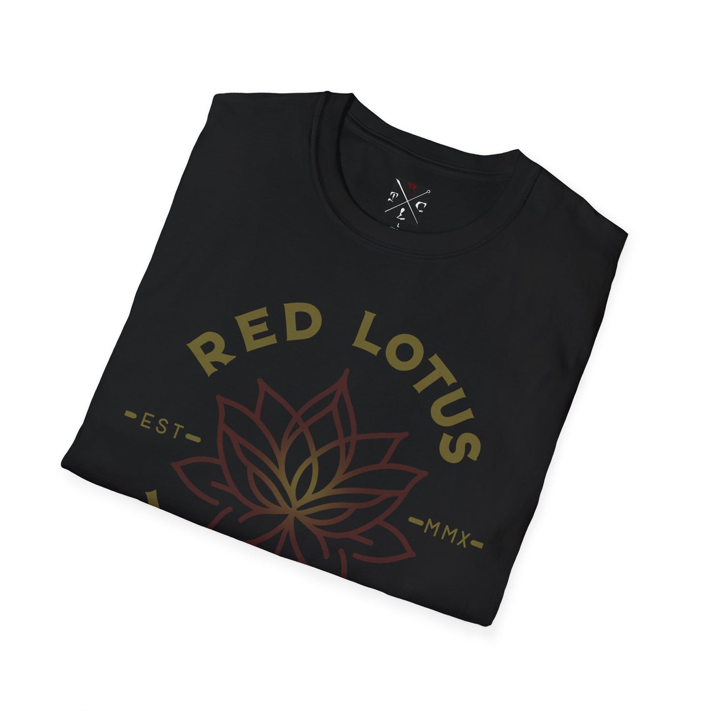 Red Lotus Tattoo Company Mustard Logo Shirt