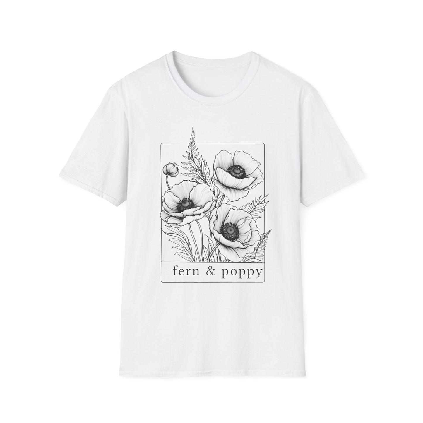fern & poppy Unisex Softstyle T-Shirt