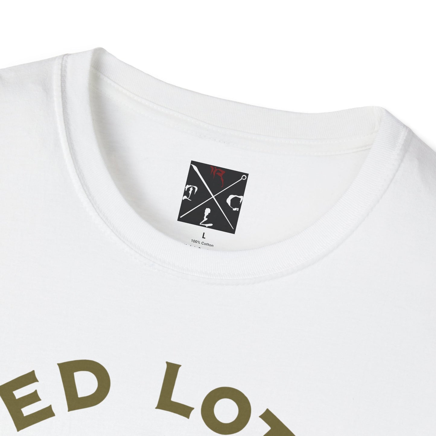 Red Lotus Tattoo Company Mustard Logo Shirt