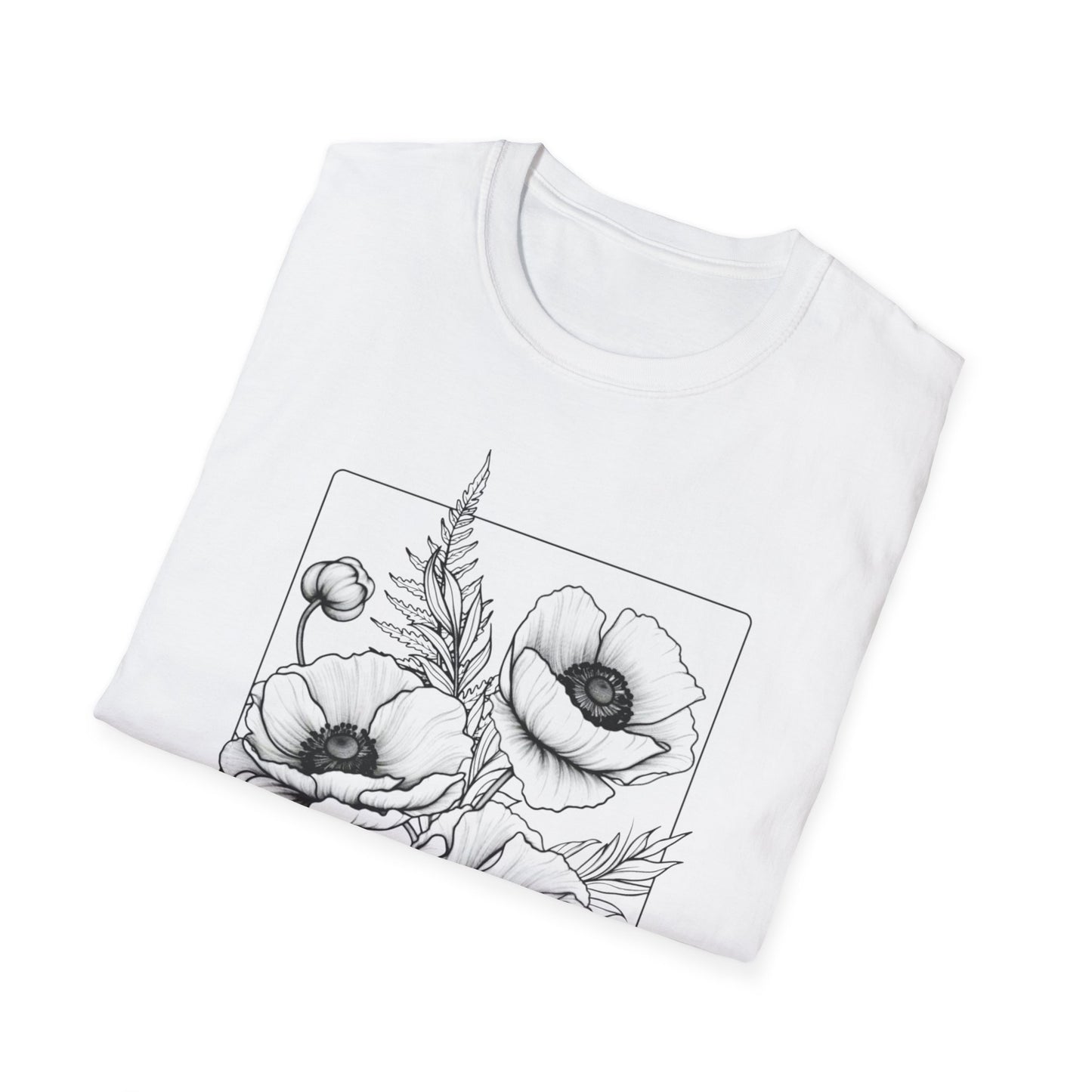 fern & poppy Unisex Softstyle T-Shirt