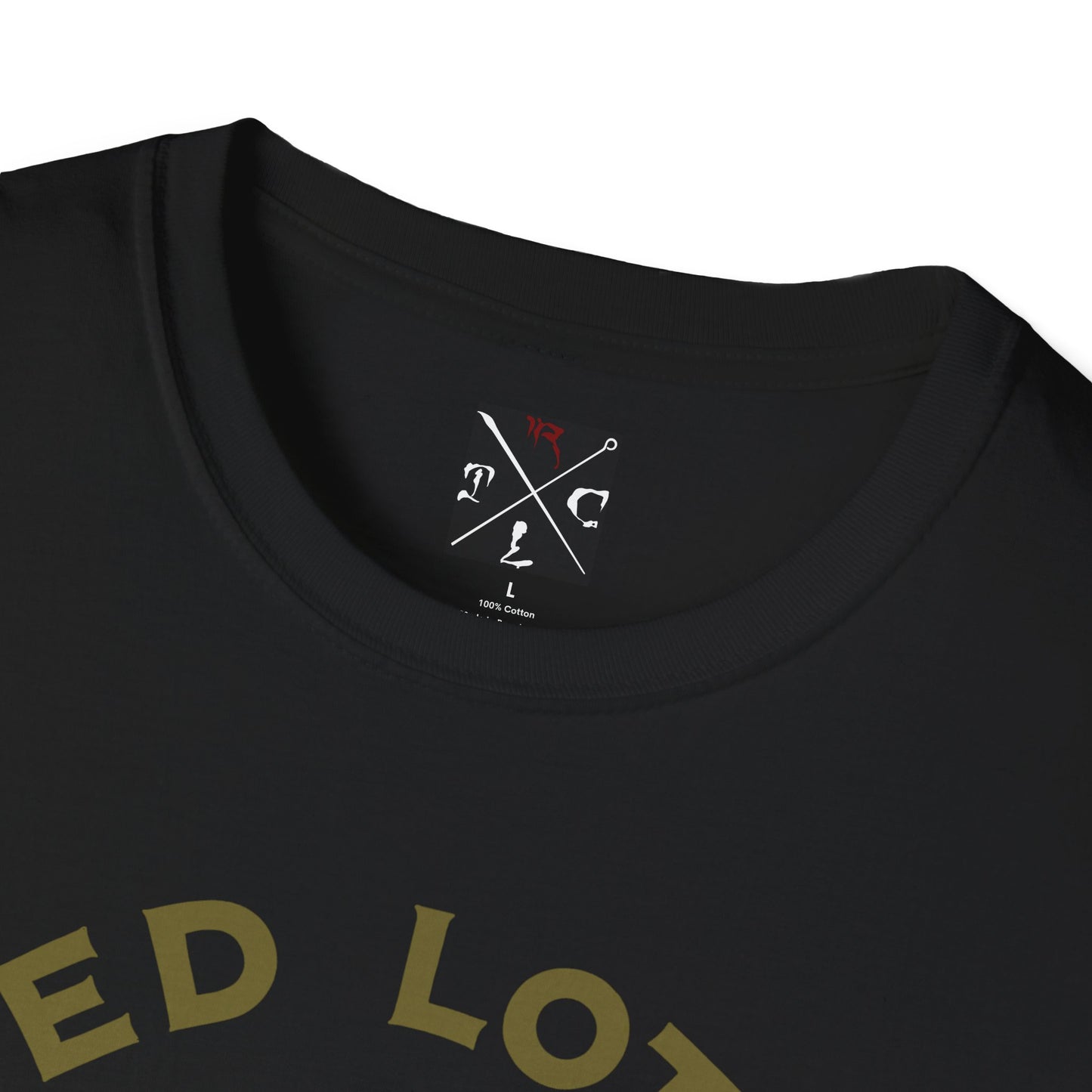 Red Lotus Tattoo Company Mustard Logo Shirt
