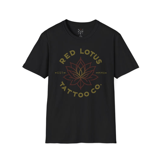 Red Lotus Tattoo Company Mustard Logo Shirt